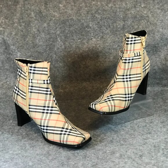 RENR Roenari Textile Women's Heel Boots - Picture 1 of 10
